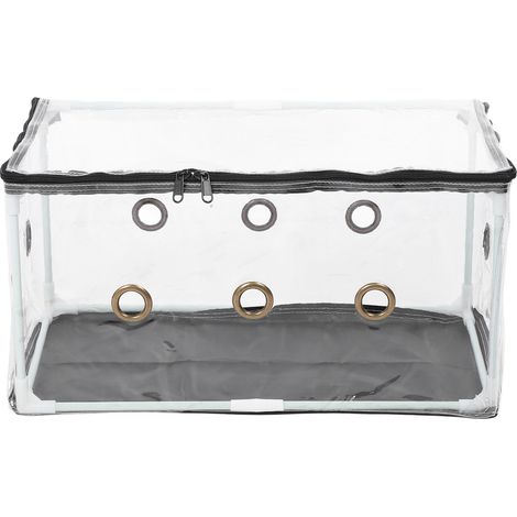 Station de Propagation de hotte de mycologie de champignon de boîte à Air immobile Kit de sac de plantation de tente de culture transparente en PVC pour les scientifiques à domicile