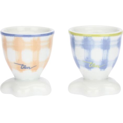 THUN Set 2 portauovo, Porcellana, Collezione Giardino di Primavera, Ø 5 cm, 5 cm h (1/2)