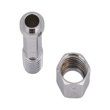 JS Wasserzähler-Verschraubung ohne Plombiervorrichtung, Außengewinde 1/2'' x Innengewinde 3/4'', verchromt, Verpackungseinheit 1 Stück, 0022311550001