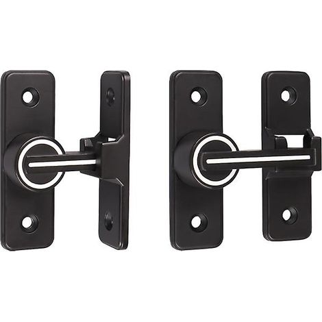 Verrou de sécurité pour porte coulissante, en alliage de zinc, angle de 90°, antivol, pour grange.-AquaForge