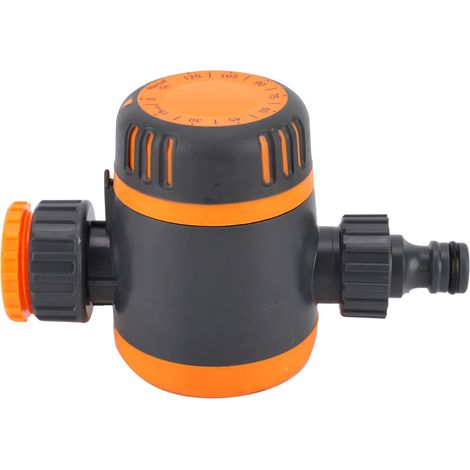 Programmateur d'arrosage mécanique Monotête Robuste ABS/PPE Sans Pile Durée 120 min Raccord G3/4 Anti-corrosion Idéal Jardin (1/5)