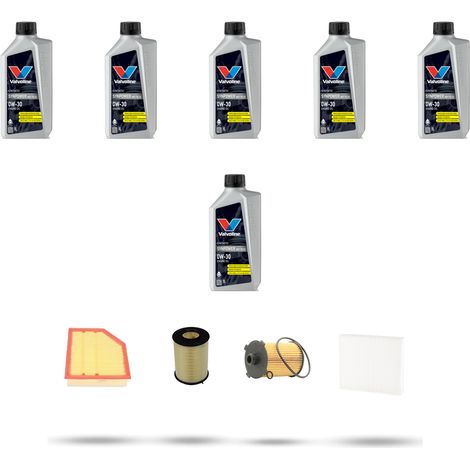 Kit tagliando 4 FILTRI e 6L OLIO compatibile con Volvo XC70 II 2.4 D5 162kw dal 2015 (1/5)
