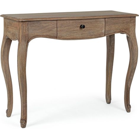 Consolle "Domitille" struttura in legno di mango cassetti in MDF per interni (1/5)
