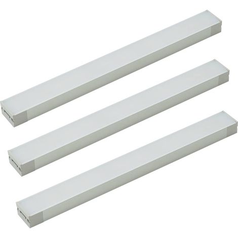 PRIOS LED 'Esbena' in Grigio da Plastica