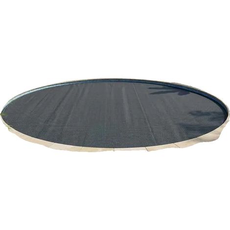 Cubierta solar para piscinas, aumenta la temperatura del agua, reduce la pérdida de productos químicos, color negro. (1/2)