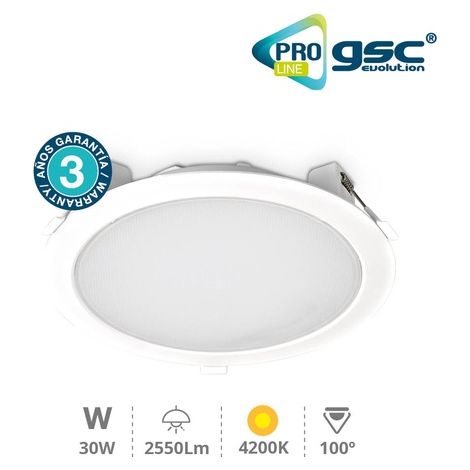 GSC 201000029  Downlight empotrable 30W 4200K - Pro Line