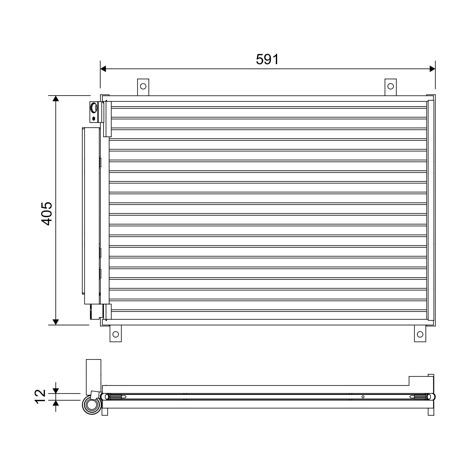 Condenseur, climatisation Valeo 822656 SUZUKI 9531068P10 95310M68P00
