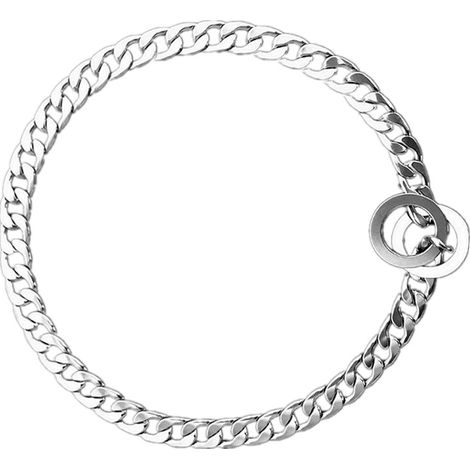 Ensemble de colliers pour chiens d'entraînement en laine, soudés et polis à plat, sans clip, en acier inoxydable 304, vente en gros. (1/5)