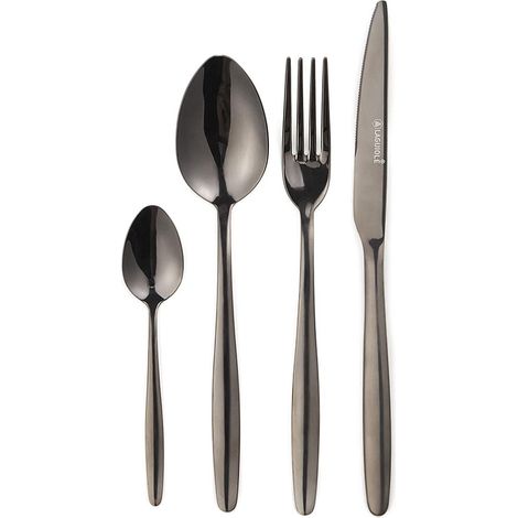LAGUIOLE CUISSON - Ménagère 24 pièces - "Cléa noir"