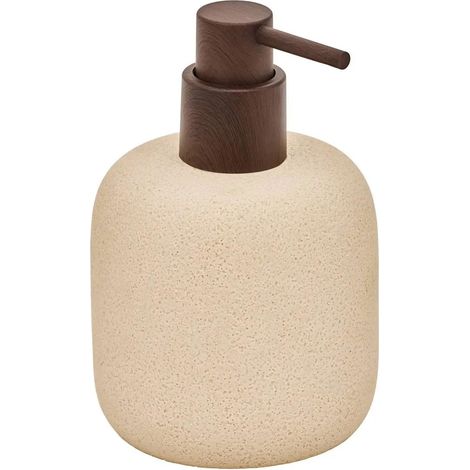 Distributeur de Savon en Résine "Olea" 290ml Beige