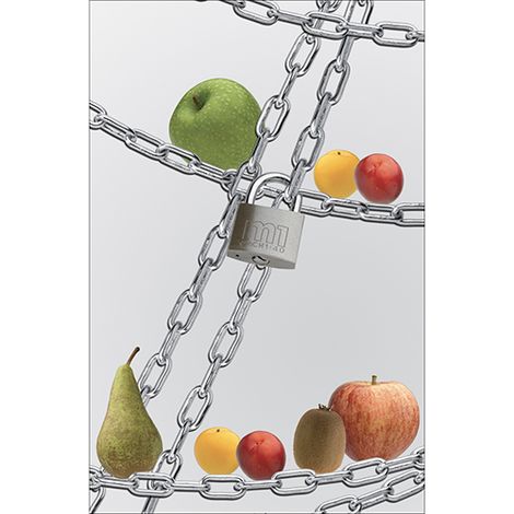 Sticker réfrigérateur et lave vaisselle, régime bien-être santé déco, 75 cm X 49 cm (1/4)