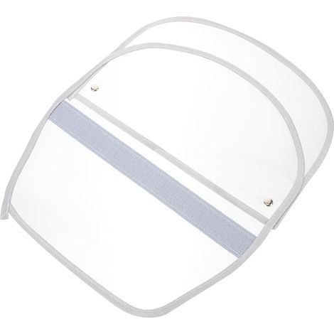 Gesichtsschutzschild Für Regenmantel Und Hut Kunststoff Transparent Robuster Schirm Für Outdoor (1/5)