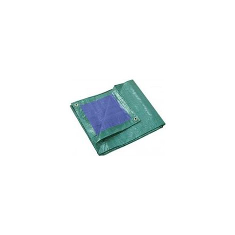 Ribiland – Bâche de protection légère imperméable 23m – Densité 65 g/m² – Maillage 6 x 6/pouce² – Oeillets en aluminium tous les 1m – PRB06502X03 (1/5)
