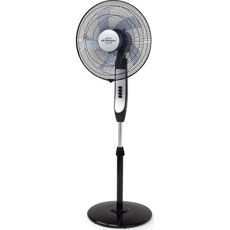 Ventilador de pie Orbegozo SF 0441, 5 aspas, 3 velocidades, oscilación oval, 40 cm de diámetro, 55 W (1/3)