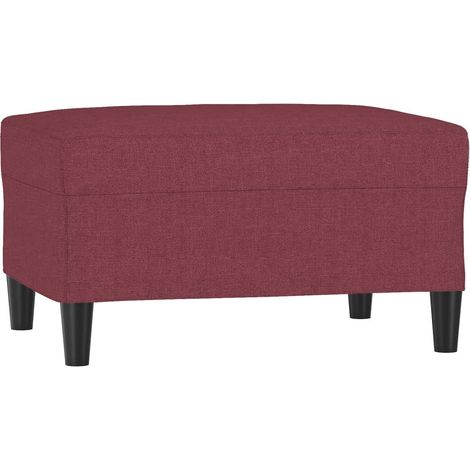 vidaXL Fußhocker Bordeaux 70x55x41 cm Stoff
