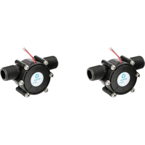2X Micro-Générateur Hydroélectrique 12V 10W DC Générateur de Débit D'Eau Générateur de Turbine Hydroélectrique Débit D'Eau Hydraulique Bricolage (1/5)