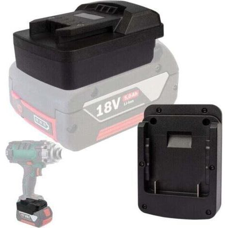 Convertisseur adaptateur pour batterie Li-Ion Bosch 18 V vers batterie d'outil électrique Parkside XTeam Li-Ion 20 V (sans batterie) (1/4)