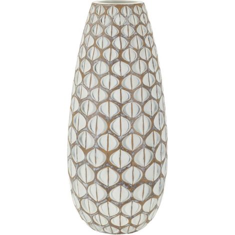 Vase Déco en Résine "Tibet" 45cm Multicolore