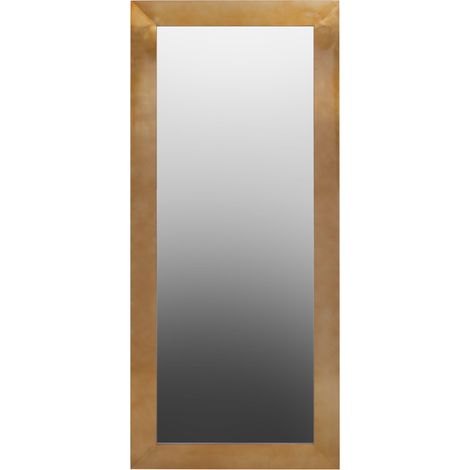 Premier Housewares Grenoble Gold Finish Rectangular Wall Mirror (1/5)
