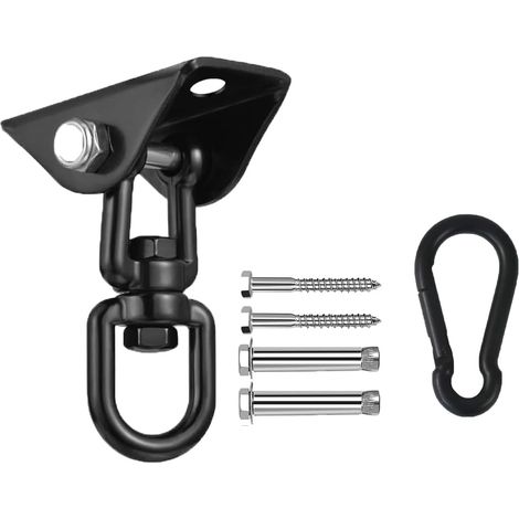 Ceiling Hook, Heavy Load, 450 KG, 360 Degree Rotation, with Screws, Heavy Duty Hanging Hook, Ceiling Mount, for Hanging Chair, Swing, Yoga Towel (1/5)