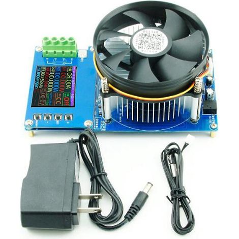 Elektronische Last mit einstellbarem Konstantstrom (150 W, 20 A), 2,4-Zoll-TFT-Farbdisplay, 4 Betriebsmodi, USB-Anschluss