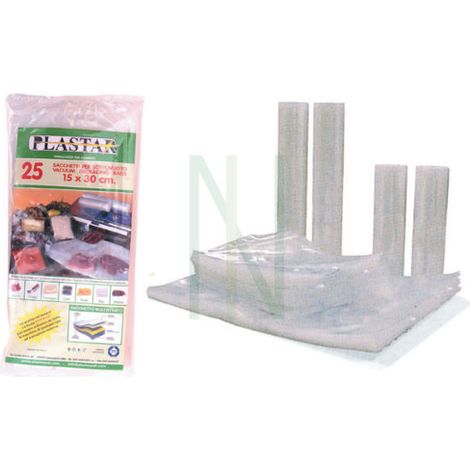 Rouleau sous vide gaufrA 2 rouleaux 20x6 cm nylon polyA thylA ne usage alimentaire