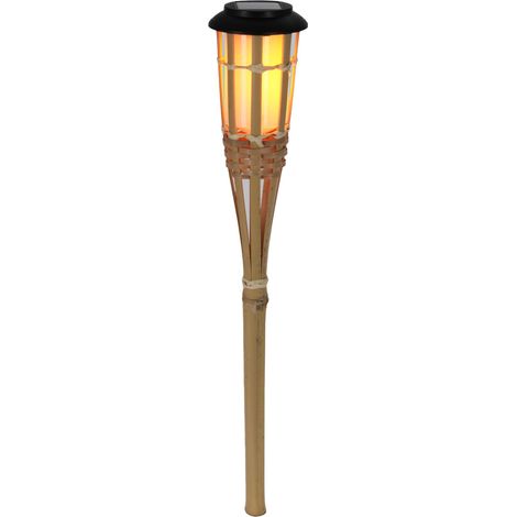 Bambus-Solarfackel zum Einstecken, 54 cm