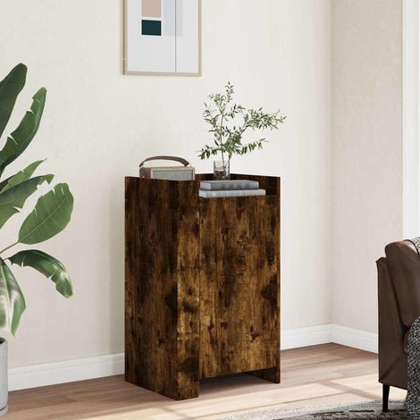 vidaXL Sideboard Smoked Oak 45x35x75 cm Engineered Wood (1/5)