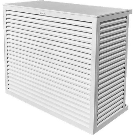DECOCLIM - Cache unité extérieure en aluminium gris clair taille XL - 23AXL7035
