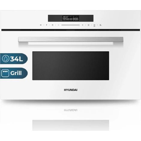 Horno Compacto microondas grill 59,5cm HYUNDAI HHMW3414DGW00 3