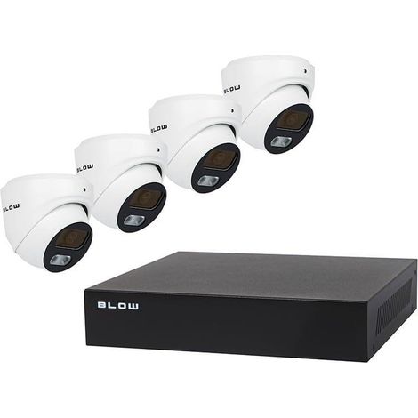 Système de vidéosurveillance blow 4 caméras 5MP PoE (1/3)