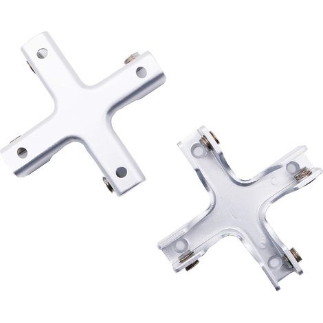 AIDUCHO Juego de 2 abrazaderas de vidrio en forma de cruz para acuario, pecera, mueble, soporte de aleación de aluminio para vidrio de 6 a 10 mm de espesor. (1/5)