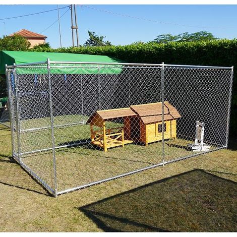 Box Per Cani Modello Matilda, Tipologia Recinto Recinto 3,96 X 2,28 Senza Copertura, Porta Ciotole Sì O No Con Porta Ciotole