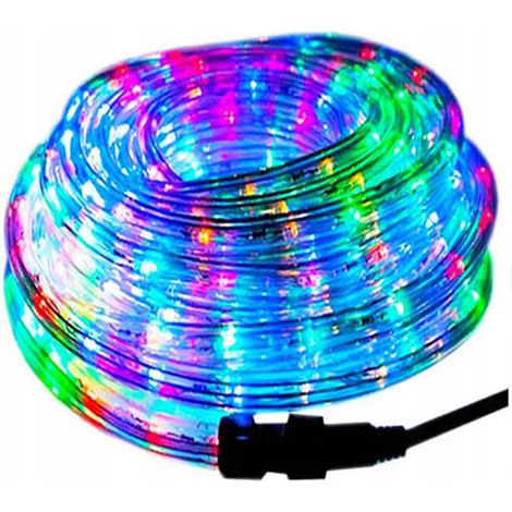 Corda luminosa resistente con 240 LED per albero di Natale, ghirlanda a tendina multicolore da 10 m (1/5)