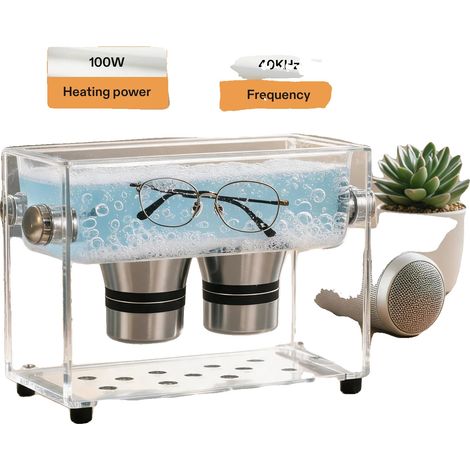Nettoyeur Ultrasonique, Capacité de 3L, Fonctionnement Facile, 220V-240V Prise EU (1/5)