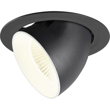 Encastré downlight NUMINOS® GIMBLE XL intérieur 4000 K 40° noir / blanc - SLV - 1009904 (1/4)