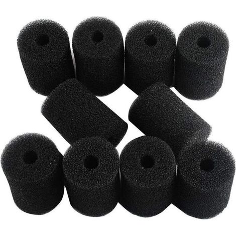 10 pièces de Rechange pour épurateur de Queue Polaris pour Queue de Tuyau de Nettoyeur de Piscine Vac-Sweep - Convient à 180,280,360,380,480,3900 Mousse à l'extrémité du Tuyau(10pcs) (1/4)
