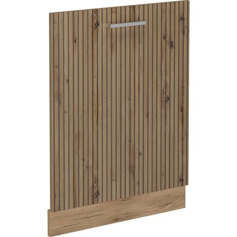 Coperchio per lavastoviglie R-Line, Rovere artigianale, 60 cm senza piano di lavoro, Vicco