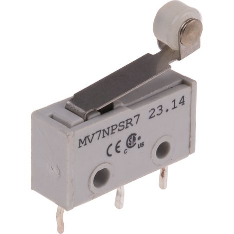 Microrupteur subminiature RS PRO Levier à galet, SP, 2 A @ 250 V c.a., A souder 250V c.a.