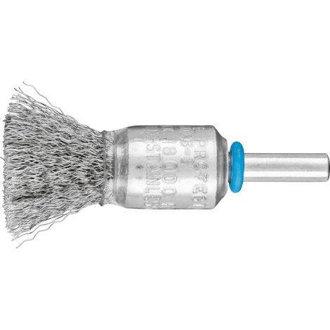 PFERD TOOLS Pinselbürste ungezopft PBU Ø15 mm Schaft-Ø6 mm Edelstahl-Draht-Ø0,15 10 Stk (1/4)