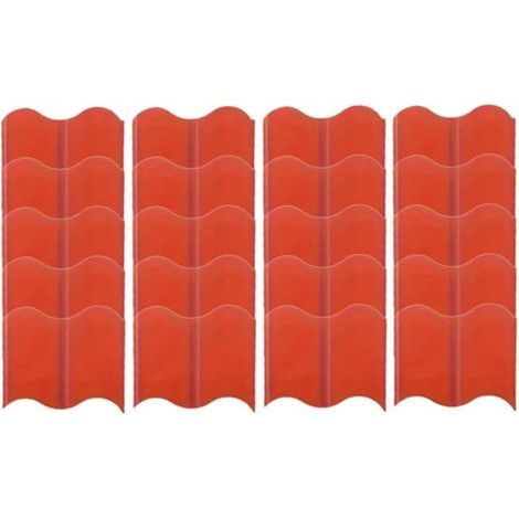Lot de 20 bordures de jardin flexibles en plastique pour parterres de fleurs, clôtures, pelouses, patios et allées (1/5)
