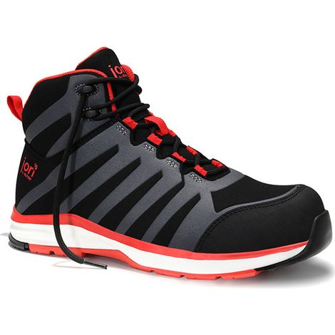 jori Sicherheitsstiefel joRAPID black-red Mid ESD S3, Gr. 44 (1/5)