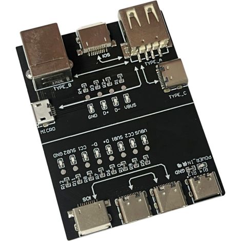 Testeur de câbles de données USB pour téléphones portables, modules pour tablettes, outil de diagnostic rapide des anomalies des câbles de charge rapide Type-C