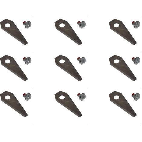 9 X 4,9 CM lame en acier inoxydable pour robots tondeuse BOSCH Indego 350 400 800 1000 1100 Connect (1/3)