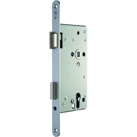 SSF HT-Einsteckschloss Serie 28, PZW, Stulp kantig 24, 65/92/10, silber, Rechts