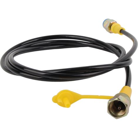 Tuyau d'essai hydraulique de 1,5/4 pi, raccord d'essai, manomètre, tuyau en résine hydraulique haute pression (1/5)