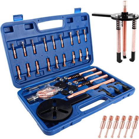 1 Pièce Extracteur de Roulement 35 en 1, Arrache Roulement Trois Griffes avec Clé à Douille, Kit Extracteur pour Garage, Atelier et Réparation Auto (1/5)