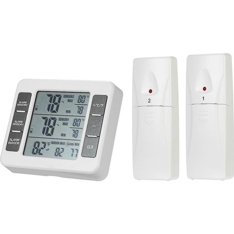 KKmoon Mini-LCD-Digitalthermometer 0℃～50℃ mit Max/Min-Wertanzeige in ℃/℉