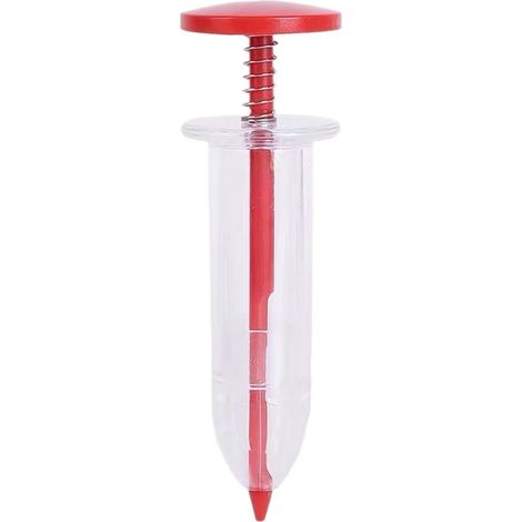 Semoir à piston (type seringue) : Semoir ponctuel compact pour usage domestique