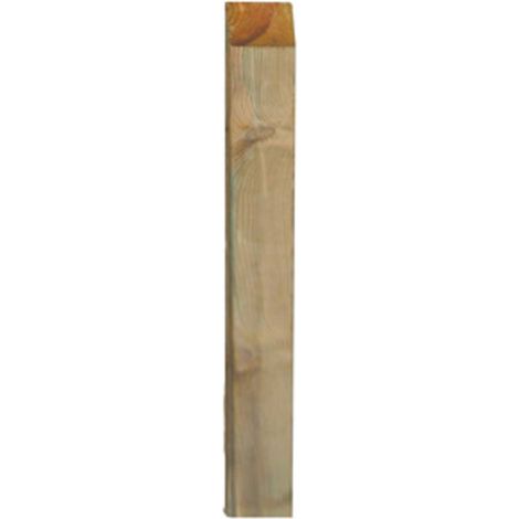 1PZ PALI RETTANGOLARI IN LEGNO TRATTATI ED IMPREGNATI PER RECINTO/STACCIONATA/STECCATO DIMENSIONI CM 7X7 ALTEZZA CM 300H